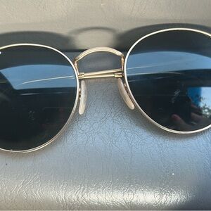 Ray-Ban Black and Gold Sunglasses